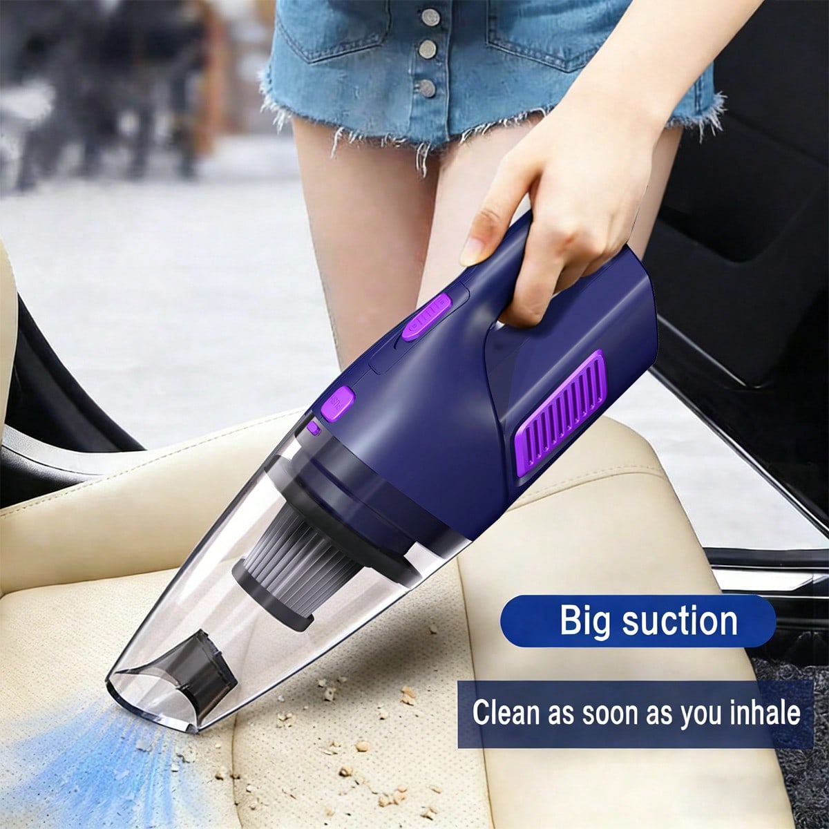 Power Tools Vacuum - Odkurzacz ręczny CascadeVac do samochodu, mocne