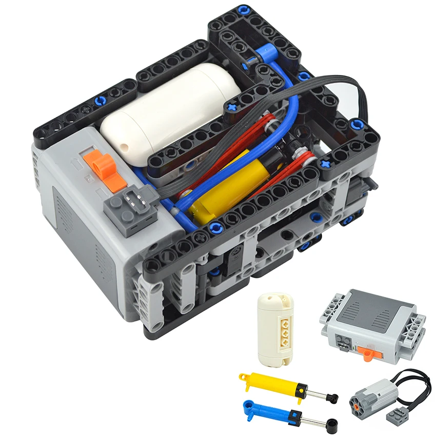 Power Tools Lego - NOWE cegły pneumatyka techniczna automatyczny kompresor