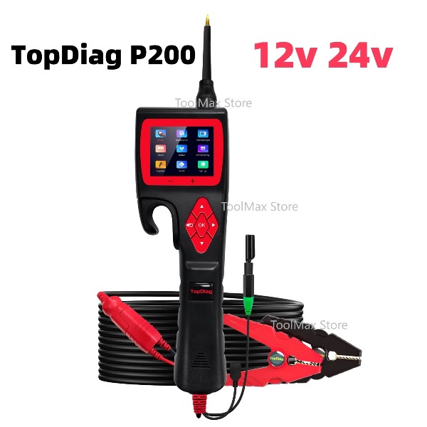 Power Tools In Automotive - JDiag P200 12V 24V Sonda Zasilająca