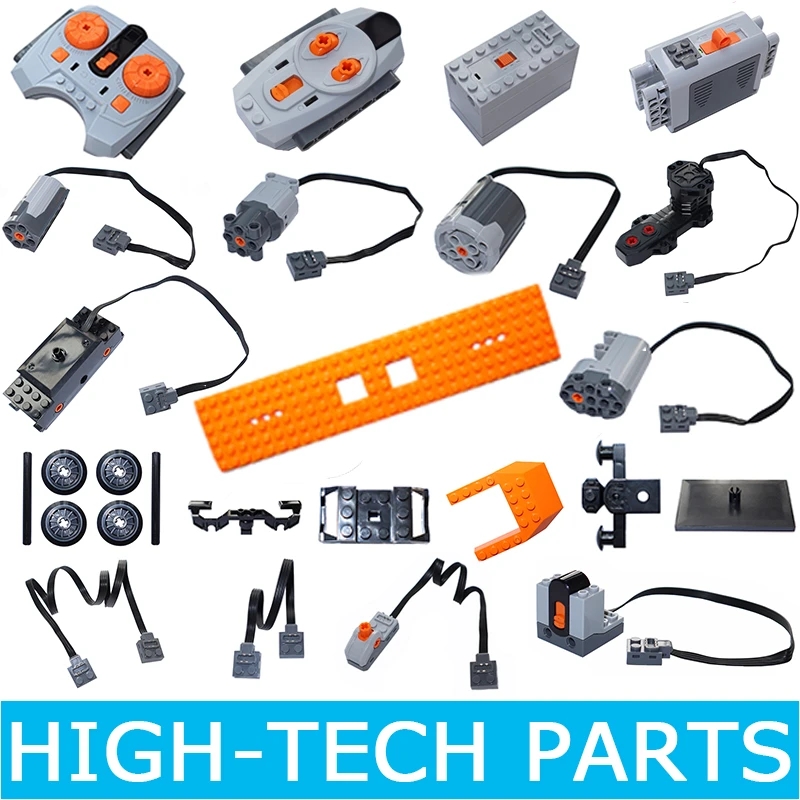 Power Tools Lego - NOWE techniczne części silnika Funkcje zasilania