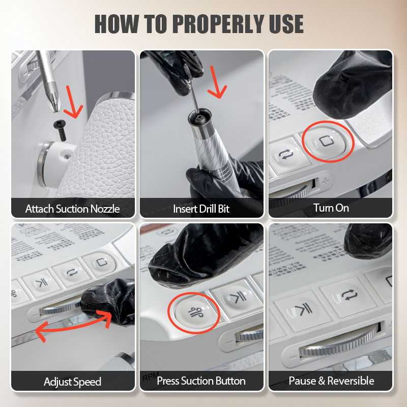 Mocny odkurzacz do pyłu paznok – Power Tools Vacuum recenzja i cena