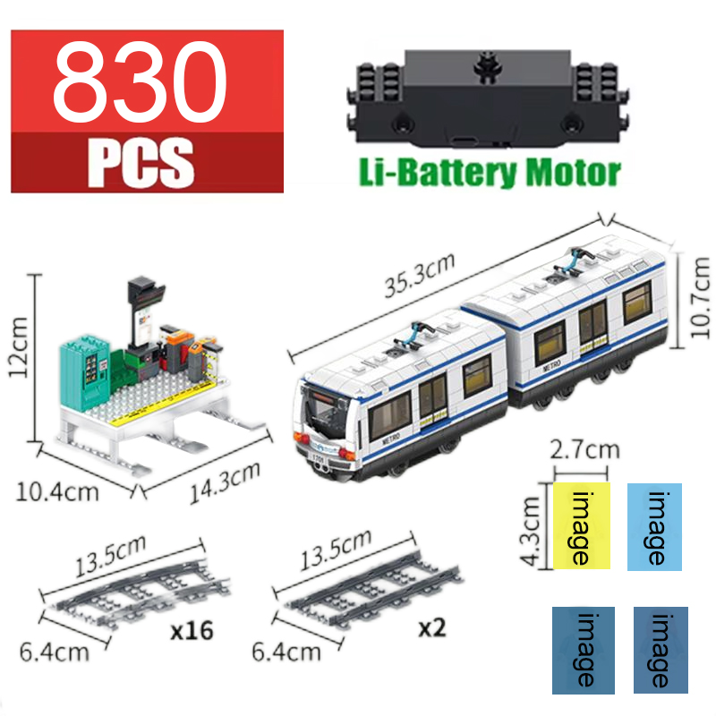 Elektryczny pociąg metra samoc – Power Tools Lego recenzja i cena