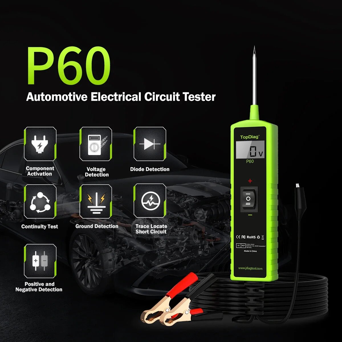 Tester obwodów zasilania samoc – Power Tools In Automotive recenzja i cena