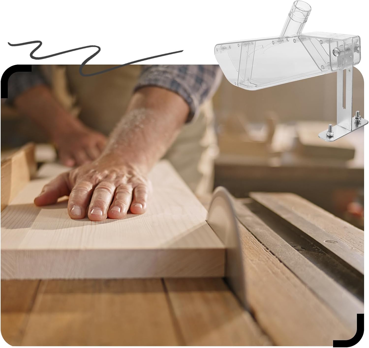 Przezroczysta osłona przeciwpy – Power Tools Vacuum recenzja i cena